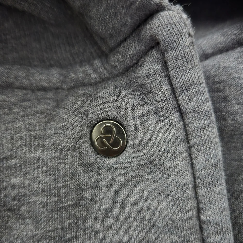 Plus size Zella Amazing Cozy Wrap Jacket in Grey Charcoal size 3X - Picture 8 of 13